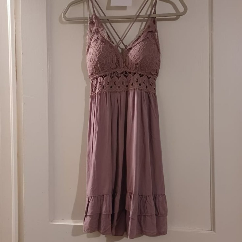 PINK LILY - Dress, Lavender, Small Size